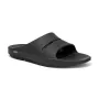 OOFOS OOahh Slide Sandal - Black/Black - EU 46