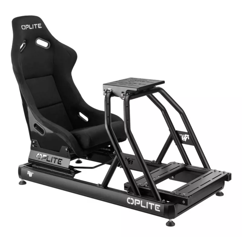 Oplite FiberCore RS2 Suede Bucket Seat Black Retail OP-RS2S
