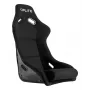 OPLITE 103862 Sim Racing sėdynė GT Bucket Seat su plieniniu rėmu – juoda su raudonomis siūlėmis
