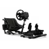 Oplite 104317 NitroKart V2 Racing Cockpit – Juodas plieninis sim racing rėmas su atlenkiama kėde