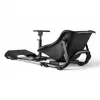 Oplite 104317 NitroKart V2 Racing Cockpit – Juodas plieninis sim racing rėmas su atlenkiama kėde