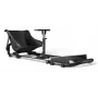 Oplite 104317 NitroKart V2 Racing Cockpit – Juodas plieninis sim racing rėmas su atlenkiama kėde