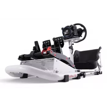 Oplite 104318 Racing Cockpit – Sim Racing Važiuoklė su Reguliuojamais Vairo ir Pedalų Laikikliais