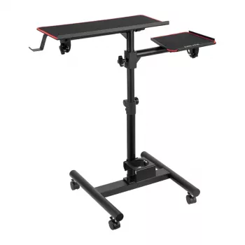OPLITE Universal Stand with Wheels for Keyboard and Mouse - Mobile Workstation Trolley
