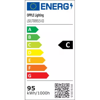 OPPL LED Highbay P6 95W 840 šaltai baltas IP65 reguliuojamas aukštų erdvių šviestuvas