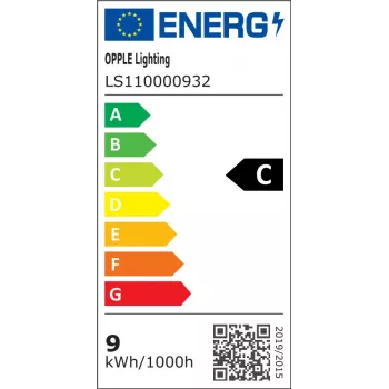 OPPLE LED įleidžiamas šviestuvas S-E2 apvalus 150mm 10W CCT 3000K/4000K 850lm baltas luboms