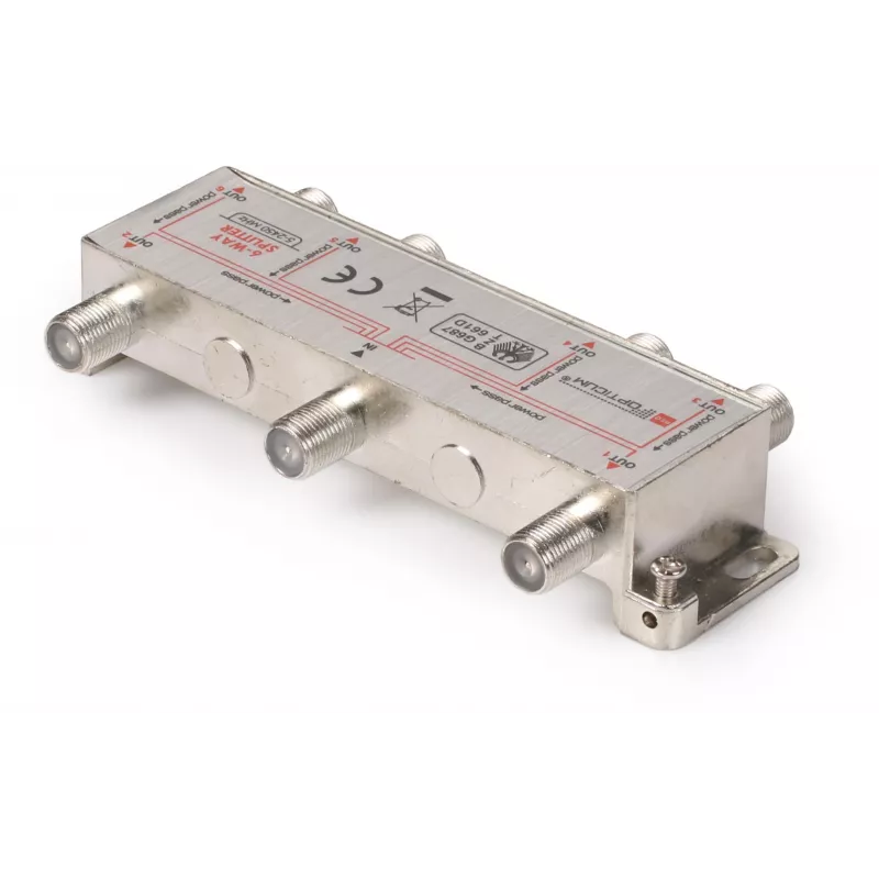 OPTICUM 1x6 DVB-T/S Signal Splitter 5-2400 MHz