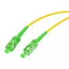OPTIX vienmodis 9/125 simplex šviesolaidžio šynas, 3 m, SC/APC į SC/APC, 3,0 mm LSZH geltonas