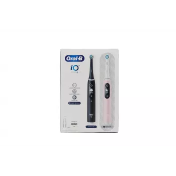 Oral-B PP/141/668532 elektrinis dantų šepetėlis su 3D valymo veikimu, laikmačiu ir slėgio jutikliu, juodas