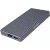 ORICO M.2 NVMe Docking Station su PD 100W, HDMI 2.0, Audio, RJ-45, Card Reader - Pilka (CDH-9N-GY-BP)