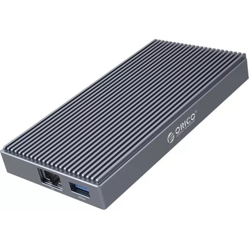 ORICO M.2 NVMe Docking Station su PD 100W, HDMI 2.0, Audio, RJ-45, Card Reader - Pilka (CDH-9N-GY-BP)