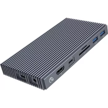 ORICO M.2 NVMe Docking Station su PD 100W, HDMI 2.0, Audio, RJ-45, Card Reader - Pilka (CDH-9N-GY-BP)