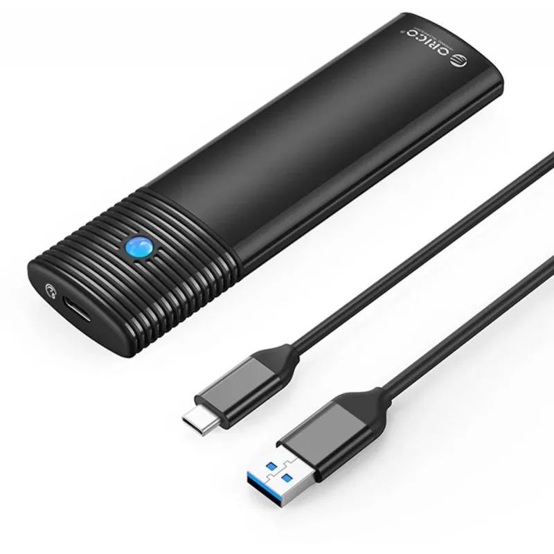 ORICO M.2 SATA SSD dėklas su USB-C 5Gbps, juodas PWM2-BK-EP