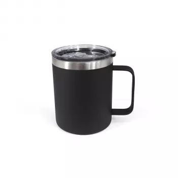 Origin Outdoors Steel Thermo Mug 0,35 L juodas – dvigubos sienelės vakuuminė izoliacija