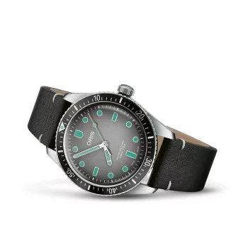 ORIS Aquis Date 40mm Automatinis mėlynu ciferblatu plienine apyranke vyriškas laikrodis 40530752089
