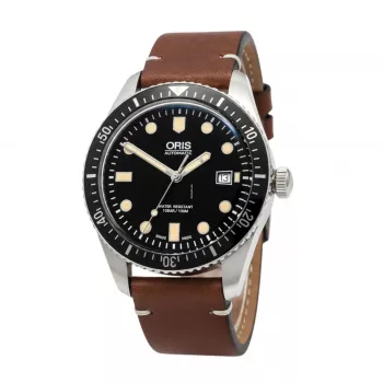 ORIS Vyriškas Automatinis Laikrodis 40540752145 43,50mm Mėlynu Ciferblatu Plienine Apyranke