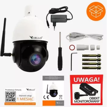 ORLLO Z10 lauko PTZ IP WiFi kamera 4MP su 18x priartinimu