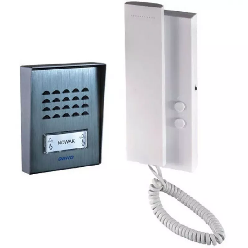 ORNO Vieno Namo Audio Domofono Rinkinys, 2 Gyslų, SAGITTA (OR-DOM-SG-918)