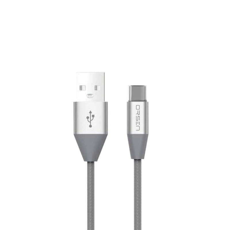 ORSEN S33 Type-C Data Cable 2.1A 1.2m Grey