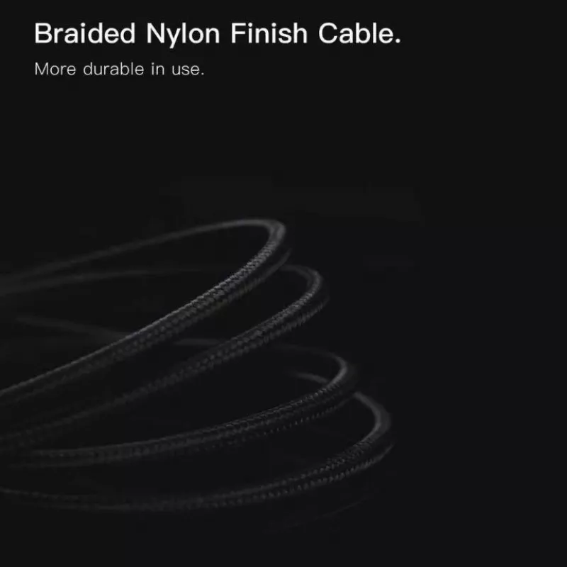 ORSEN S53 USB-C į USB-C laidas 3A 1m Juodas