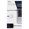 ORSEN S53 USB-C į USB-C laidas 3A 1m Juodas