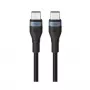 ORSEN S53 USB-C į USB-C laidas 3A 1m Juodas