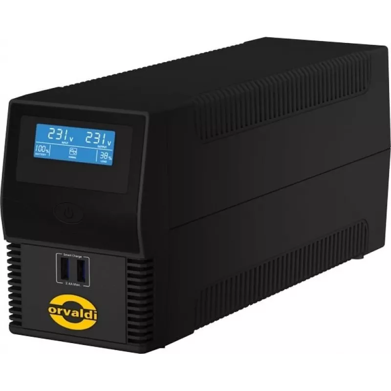 Orvaldi ID850IEC Linijinis-interaktyvus UPS 0.8 kVA 480 W 2x IEC C13