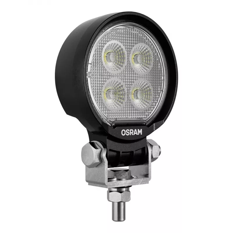 Osram ROUND WL VX80-WD LED darbinis žibintas, 10W, 12/24V, 800lm, 6000K, platus spindulys, IP67, ECE R10, DT jungtis, 80mm