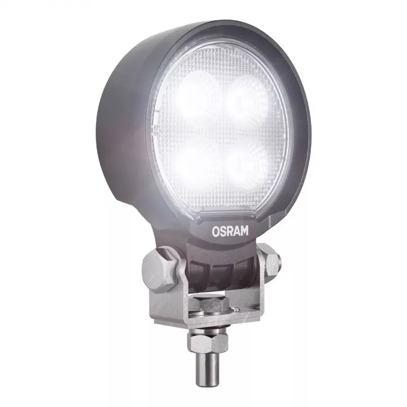Osram ROUND WL VX80-WD LED darbinis žibintas, 10W, 12/24V, 800lm, 6000K, platus spindulys, IP67, ECE R10, DT jungtis, 80mm