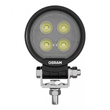 Osram ROUND WL VX80-WD LED darbinis žibintas, 10W, 12/24V, 800lm, 6000K, platus spindulys, IP67, ECE R10, DT jungtis, 80mm