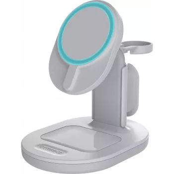 OtterBox 3-in-1 MagSafe įkrovimo stotelė balta