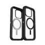 OtterBox Defender XT dėklas, skirtas Apple iPhone 15, 14, 13 – Dark Side (permatomas/juodas)