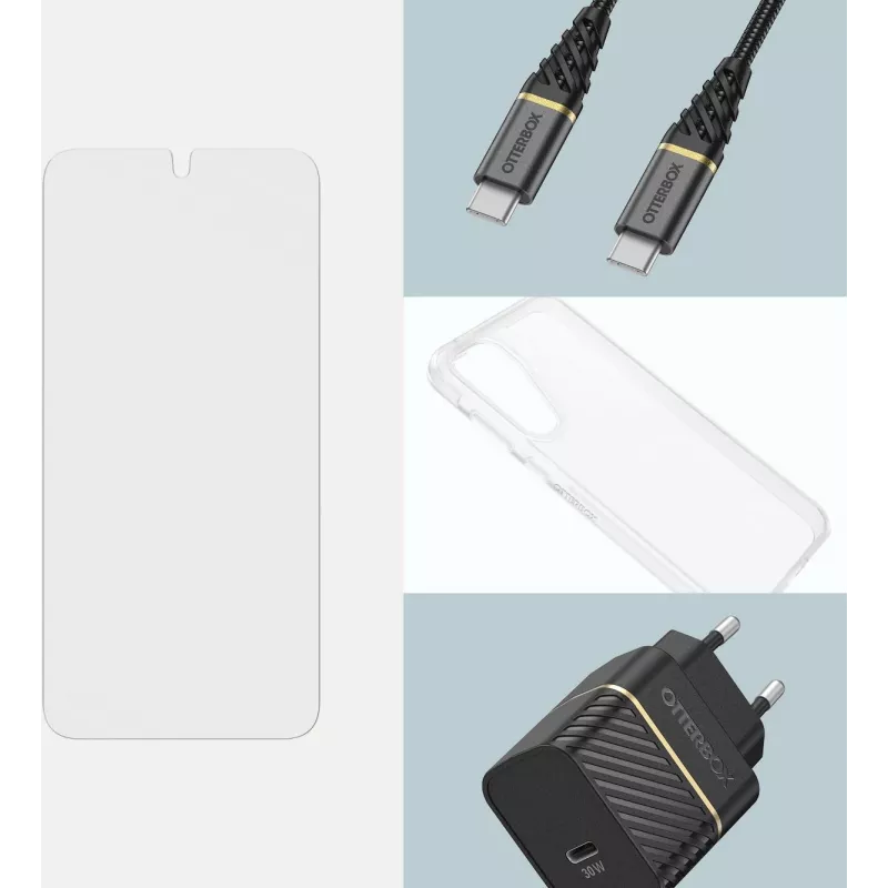 OtterBox Glass Series Screen Protector, skirta Samsung Galaxy A55 5G - skaidrus - atsparus kritimams - atsparus įbrėžimams - nedūžtantis - 1 vnt. (77-95481)