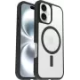 OtterBox React Series MagSafe Case for iPhone 16 - Black Crystal (Transparent/Black)
