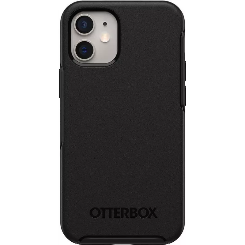 OtterBox Symmetry Series nugarėlės dangtelis Apple iPhone 12 / 12 Pro - juodas 77-66197