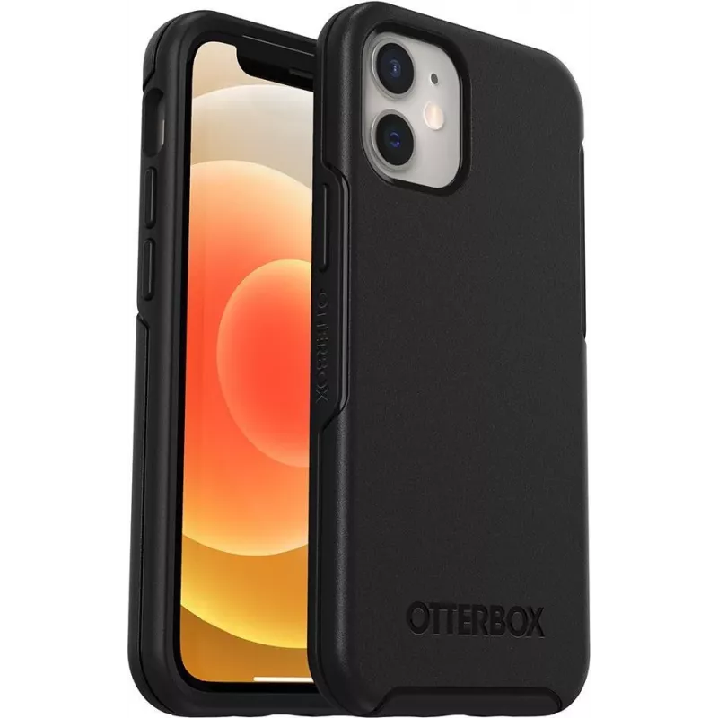 OtterBox Symmetry Series nugarėlės dangtelis Apple iPhone 12 / 12 Pro - juodas 77-66197