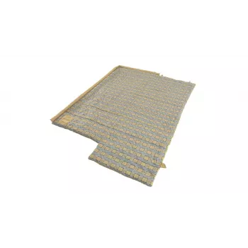 Outwell Commodore miegmaišis 225 x 85 cm 9/5/-8 °C su laisva pagalve, 2 krypčių automatinio užrakto L formos užtrauktuku
