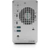OWC Mercury Elite Pro Dual 2-Bay RAID korpusas su 3 prievadų USB šakotuvu, USB 3.2 Gen 2 Type-C (sidabrinis)