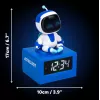 Paladone AstroBot Icon žadintuvas – pilkas/baltas, robotas su LCD ekranu ir snaudimo funkcija