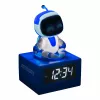 Paladone AstroBot Icon žadintuvas – pilkas/baltas, robotas su LCD ekranu ir snaudimo funkcija