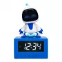 Paladone AstroBot Icon žadintuvas – pilkas/baltas, robotas su LCD ekranu ir snaudimo funkcija