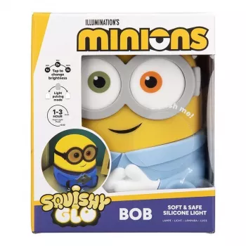 Paladone Bob SquishyGlo Silikoninis šviestuvas su SpongeBob SquarePants - įkraunamas nuotaikos šviestuvas
