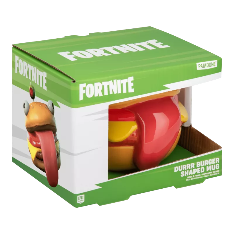 Paladone Durrr Burger formos puodelis - Fortnite keraminis 350ml