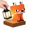 Paladone Minecraft Fox Solar Light – Saulės energija varomas dekoratyvinis LED šviestuvas su prieblandos davikliu