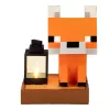 Paladone Minecraft Fox Solar Light – Saulės energija varomas dekoratyvinis LED šviestuvas su prieblandos davikliu