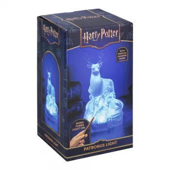 Paladone Patronus Light su burtų lazdelės nuotolinio valdymo pulteliu