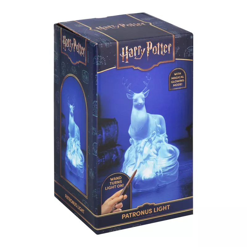 Paladone Patronus Light su burtų lazdelės nuotolinio valdymo pulteliu