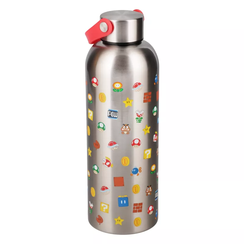 Paladone Super Mario Metal Water Bottle su nešimo kilpa