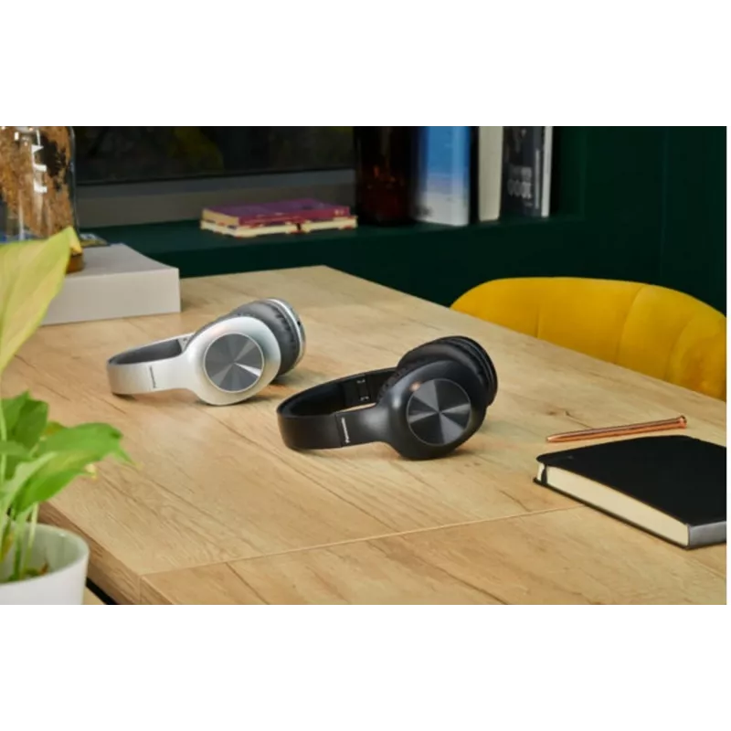 Panasonic RB-HX220BDES belaidės ausinės ant ausų, 23 val. baterija, Bluetooth 5.0, įmontuotas mikrofonas, sulankstomas dizainas - juodos