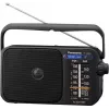 Panasonic RF-2400DEG-K nešiojamas analoginis AM/FM radijas - juodas
